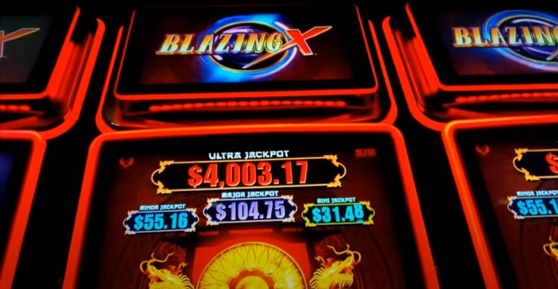 Blazing X Slot Machine by Scientific Games